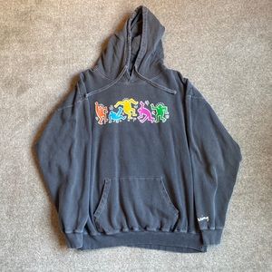 Keith Haring Hoodie. Size XL